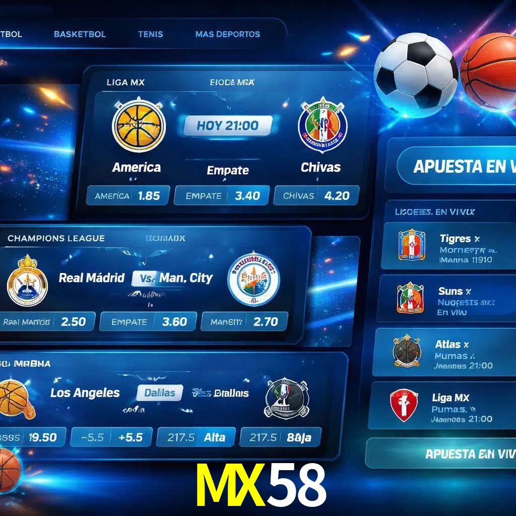 Mercados de apuestas deportivas MX58 para jugadores en México